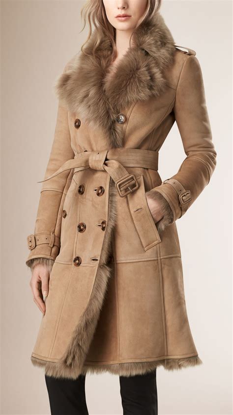 burberry fur coat|Burberry coat outlet online.